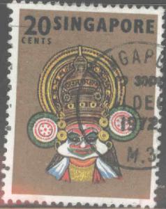 Singapore Scott 90 dance stamp Used