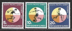 Papua New Guinea 225-227 Complete MNH  SC$.95