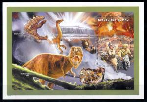 [76136] Mali 1999 Prehistoric Dinosaurs Animals Vulcano Pompeii Sheet MNH