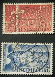 Luxembourg #242-243 USED low values of set to 245