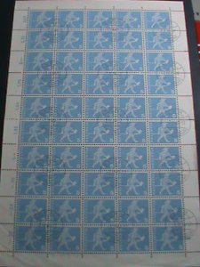 SWITZERLAND STAMP-1965 SC# 382e  MESSENGER FRIBOURG CTO FULL SHEET OF 50 VF