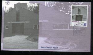 US 3910c Architecture Vanna Venturi House UA Fleetwood cachet FDC