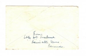 BERMUDA Cover *Admiralty House* Air Mail GB Hants Burley 1944 WW2{samwells}EA173