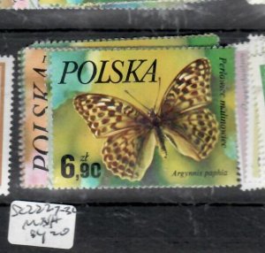 POLAND  BUTTERFLY SET SC 2227-2232  MNH         P0215A H