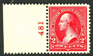 U.S. #388 MINT PL# SINGLE OG HR