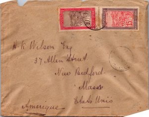 Madagascar 1944? - Cover to New Bedford - F65241