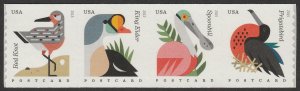 4995-98 4998a Coastal Birds Strip of 4 MNH $1 Shipping