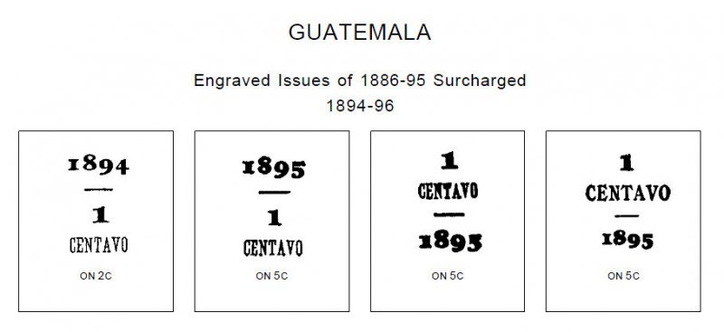 PRINTED GUATEMALA [CLASS.] 1871-1940 STAMP ALBUM PAGES (38 pages)