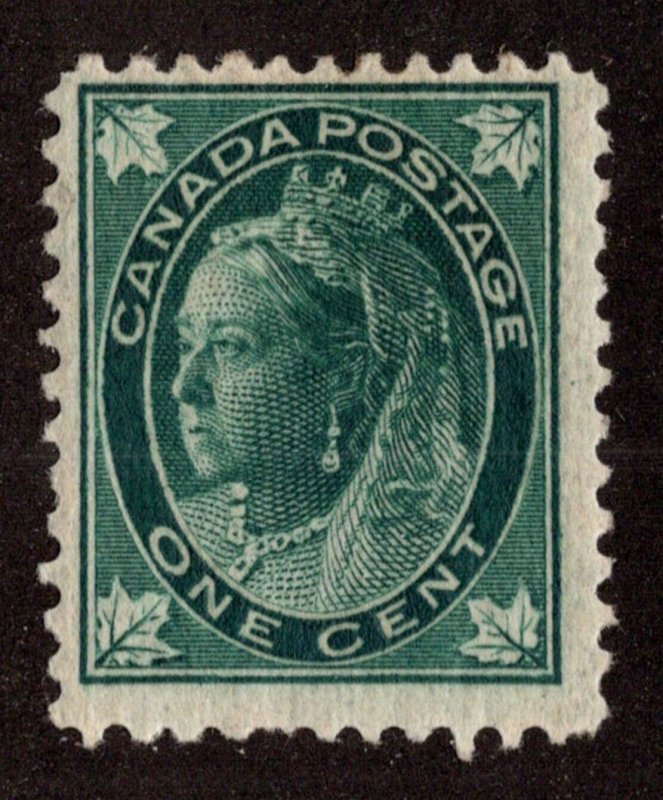 KAPPYSTAMPS CANADA 1897 VICTORIA SCOTT 67 MINT HINGED F-VF CV $45 AUG-33