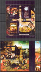 Togo 2014 Art Paintings Hieronymus Bosch Sheet + S/S MNH