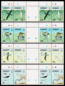 Kiribati Scott 600a, 602a, 604a, 606a Gutter Pairs (1993) Mint NH VF C