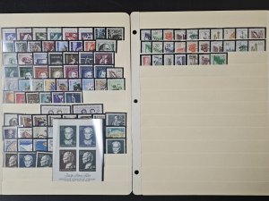 Yugoslavia Mint NH Stamp Collection in Mounts on Stock Pages