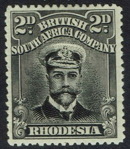 RHODESIA 1913 KGV ADMIRAL 2D DIE II PERF 15 