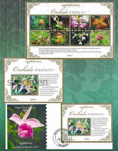 Bhutan stamps 2017.- ORCHIDS OF BHUTAN