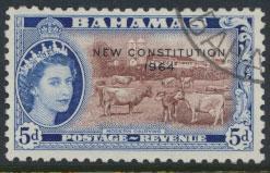 Bahamas  SG 234 SC# 191 Used New Constitution 1964 see scan 