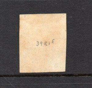 #10 - 3 cent stamp of 1851 - RARE FIRST PLATE #1 early - cv$210 -   39R1e