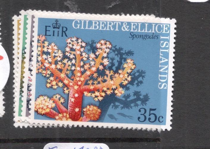 Gilbert & Ellice Coral SC 199-202 MNH (5djr)