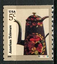 USA; 2002: Sc. # 3612  Used Perf. 9 3/4 Coil  Single Stamp