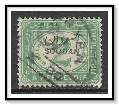 Sudan #J1 Postage Due Used