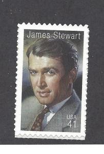 4197 James Stewart Legends of Hollywood Movie Star Single SA 41 ct stamps