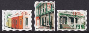 Netherlands Antilles  #B333-B335   MNH  1999  buildings