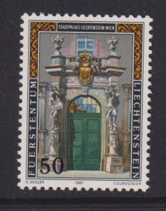 Liechtenstein  #869  MNH  1987  City palace 50rp  entrance