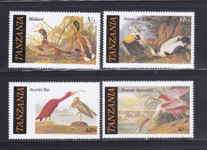 Tanzania 306-309 Set MNH Birds (A)