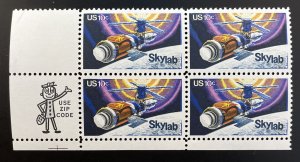 US #1529 MNHOG - Use Zip Code Block of 4: Skylab Space NASA (c1974)