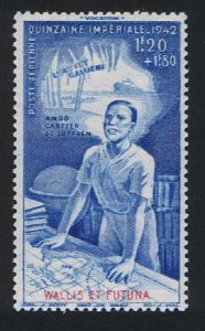 Wallis and Futuna Colonial Education Fund 1942 MH SC#CB3