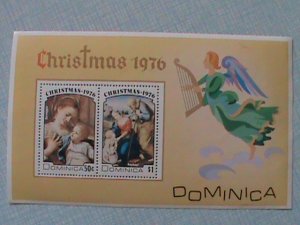 DOMINICA STAMP: 1970 CHRISTMAS PAINTING MINT NOT HING SOUVENIR SHEET