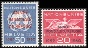 Switzerland  #7O31-32  Mint NH CV $0.75