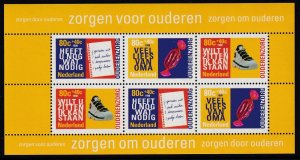 Sc# B707a Netherlands 1998 Senior Citizens  souvenir sheet MNH CV $7.50