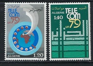 Algeria 629-30 MNH 1970 Telecommunications