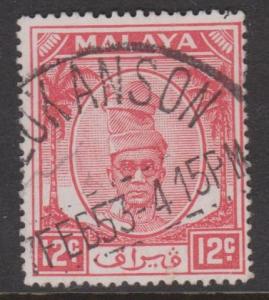 Malaya Perak Sc#122 Used