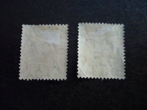 Stamps - British Honduras - Scott# 72-73 - Used Part Set of 2 Stamps