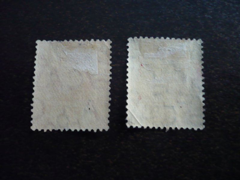 Stamps - British Honduras - Scott# 72-73 - Used Part Set of 2 Stamps