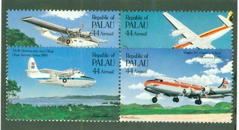 PALAU C10-13 MNH CV $3.40 BIN $1.75