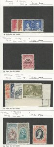 Barbados, Postage Stamp, #190-2, 209, 212-5 Mint NH, 228-9, 234 LH, JFZ