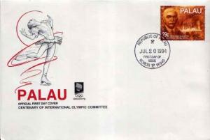 Palau, First Day Cover, Sports