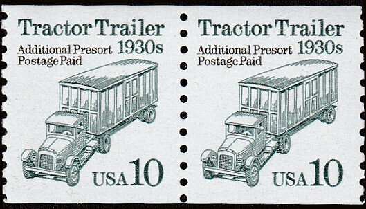 # 2458 MINT NEVER HINGED ( MNH ) 1930''S TRACTOR TRAILER    '