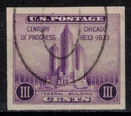 USA - Scott 731a w/ Circular Cancel