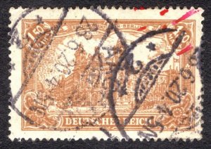 1920, Germany 1.50Mk, Used, Mi 114c