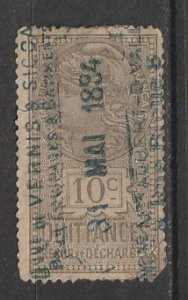 France Used Revenue Issued 1894