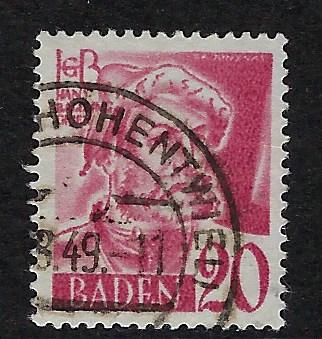 Germany - under French occupation Scott # 5N37, used