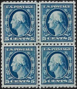 466 Mint,OG,HR... Block of 4... SCV $270.00... VF/XF