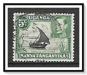 Kenya Uganda Tanganyika (KUT) #67 KG VI & Dhow Used