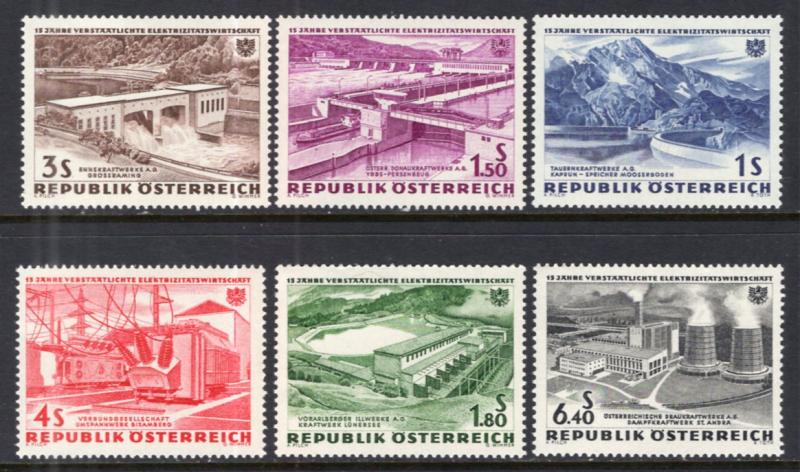 Austria 676-681 MNH VF