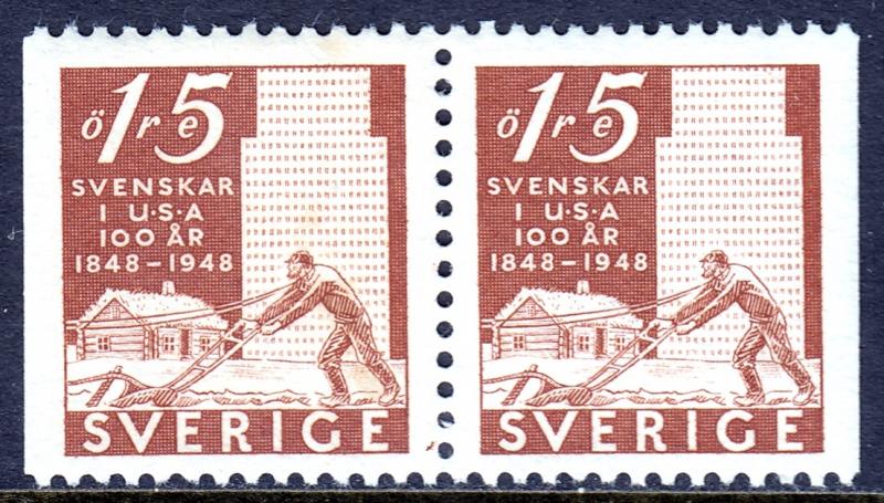 Sweden - Scott #403 - MNH - Pair - SCV $0.50