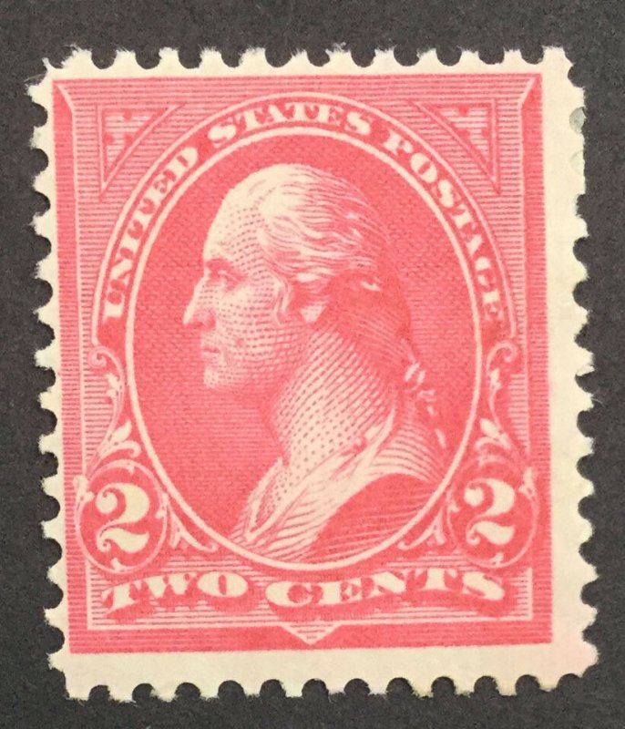 MOMEN: US STAMPS #267a PINK MINT OG H LOT #40070