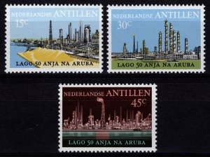 Netherlands Antilles 1974 50th Anniv. of Lao Oil, Set [Mint]